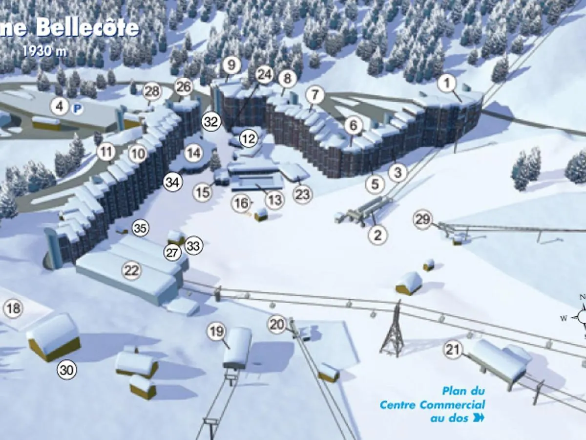 Apartamento Studio Plagne Bellecôte, 1 pièce, 4 personnes - FR-1-181-1104 La Plagne França